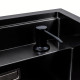 Кухонная мойка скрытая черная Platinum TZ 40*50
