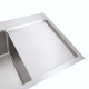 Мойка Platinum Handmade 780х430х220 L (квадратный сифон,3.0/1.0)