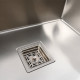 Кухонная мойка 60*50 Platinum Handmade с подставкой для ножей