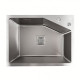 Мойка Platinum Handmade 58*43B HSB (квадратный сифон 3,0/1,0)