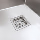 Мойка Platinum Handmade HSB 400x500x230 (квадратный сифон 3,0/1,0)