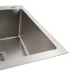 Мойка Platinum Handmade 78*50B R (два отверстия ,квадратный сифон 3.0/1.0)