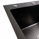 Кухонная мойка Platinum Handmade 78*50В L PVD черная