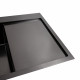 Кухонная мойка Platinum Handmade 78*50В L PVD черная