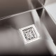 Мойка Platinum Handmade HSBB 500x500x220 нержавейка (квадратный сифон,3.0/1.0)