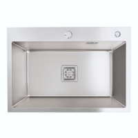 Мойка Platinum Handmade HSB 650х450х230 (квадратный сифон 3,0/1,0)