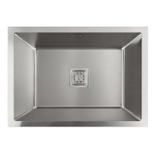 Кухонная мойка Platinum 58*43 монтаж под столешницу HSB (квадратный сифон 3,0/1,0)