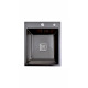 Мойка PVD черная Platinum Handmade 40*50 HSBB (квадратный сифон, 3.0,/1.0)