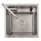Кухонная мойка скрытая Platinum TZ 50*50