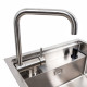 Кухонная мойка скрытая Platinum TZ 50*50