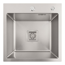 Мойка Platinum Handmade НSB 450x450x220 (квадратный сифон.3,0/1,0)