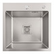 Мойка Platinum Handmade НSB 450x450x220 (квадратный сифон.3,0/1,0)