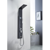 Гідромасажна панель Dusel DU8815АВ Black Matt (130х42)