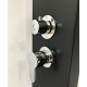 Гидромассажная панель Dusel DU8815АВ Black Matt (130х42)
