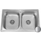 Мийка металева Romzha Fifika 2C satin (78x48)