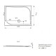 Поддон душевой Gronix Deniz D1-12080-3 (120x80) каменный