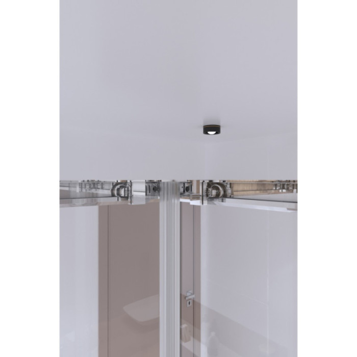Душевая кабина QT Taurus CRM1099SC6 90х90 см, стекло Clear 6 мм покрытие CalcLess, без поддона SD00039701