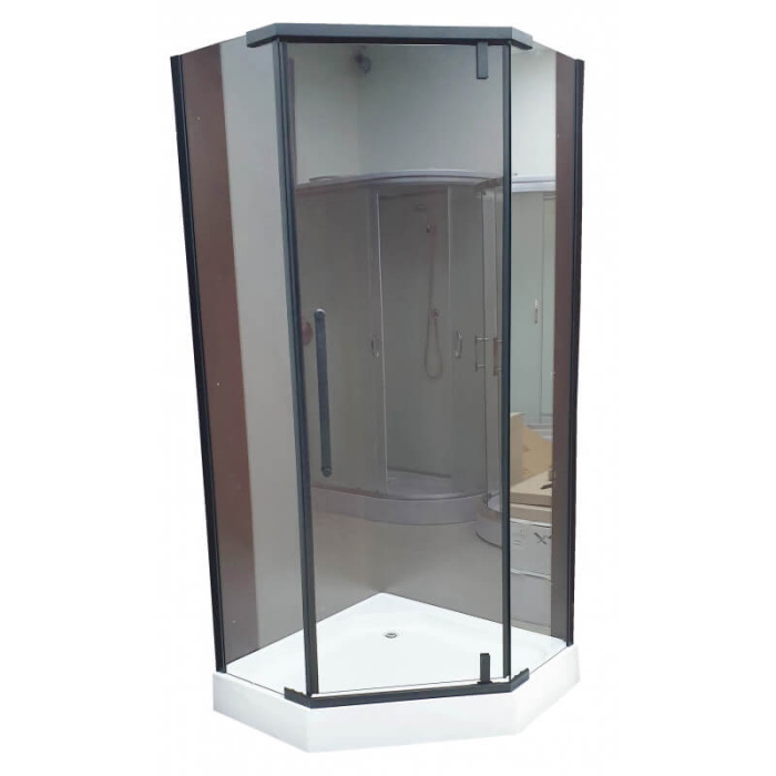 Душевая кабина Veronis KN-8-16 Black без поддона 100х100х190