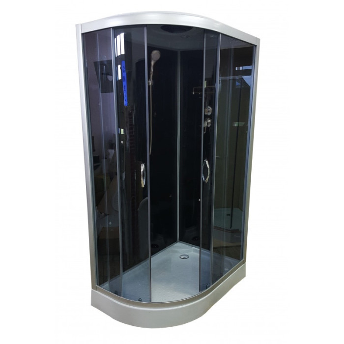 Гідромасажний бокс Atlantis AKL 120PT ECO (GR) (120x80x215) правий
