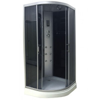 Гідромасажний бокс Atlantis AKL 100PT(GR) (100x100x215) низький піддон