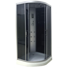 Гидромассажный бокс Atlantis AKL 100PT(GR) (100x100x215) низкий поддон