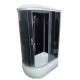 Гидромассажный бокс Atlantis AKL 120P ECO (GR) (120x80x215) правый