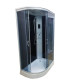 Гидромассажный бокс Atlantis AKL 120P-T (GR) (120x80x215) правый