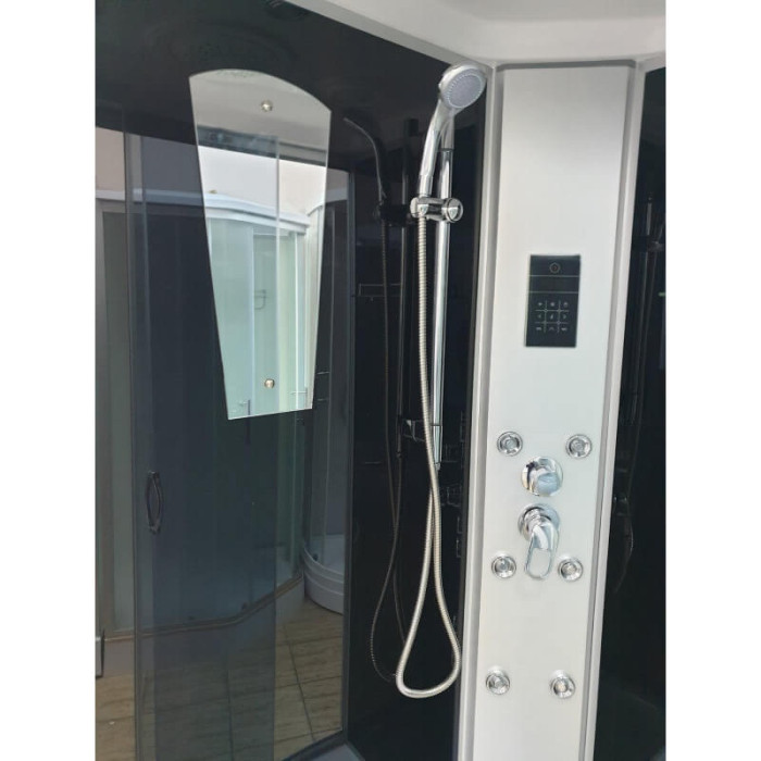 Гидромассажный бокс Atlantis AKL 120P-T (GR) (120x80x215) правый
