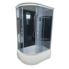 Гидромассажный бокс Atlantis AKL 120P (GR) (120x80x215) правый