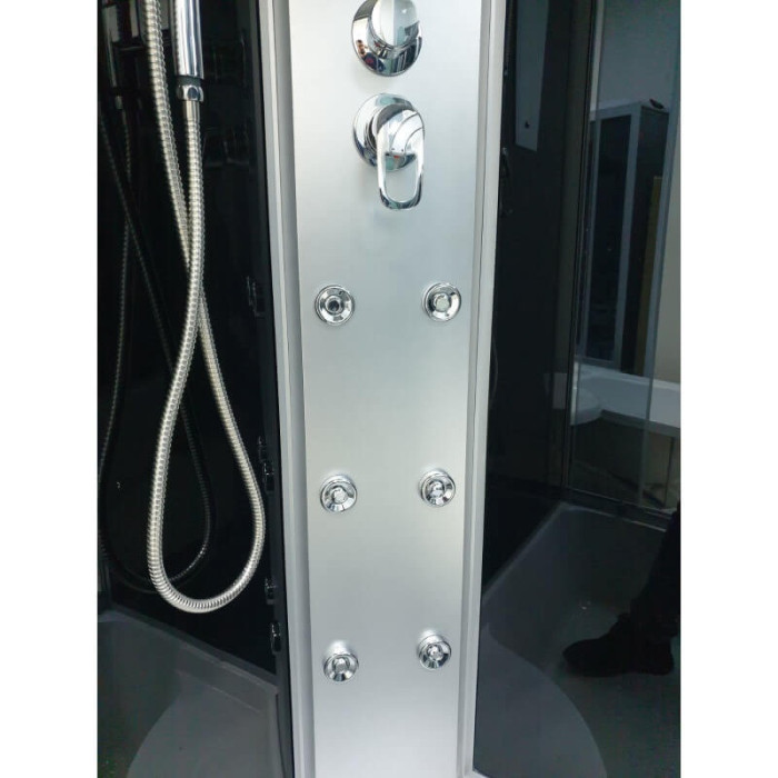 Гидромассажный бокс Atlantis AKL 120P (GR) (120x80x215) правый