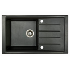 Мойка гранитная Marmorin Profir black metalic 160113012 (86x50x23)