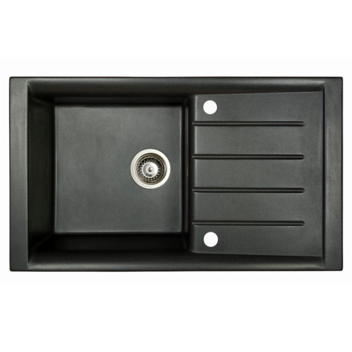 Мойка гранитная Marmorin Profir black metalic 160113012 (86x50x23)