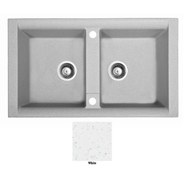 Мойка гранитная Marmorin Profir white 160203006 (86x50x23)
