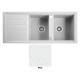 Мойка гранитная Marmorin Profir white 160213006 (116x50x23)