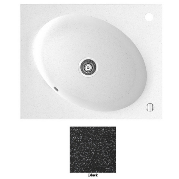 Мойка гранитная Marmorin Tono black 430103002 (62,3x50x20,5)