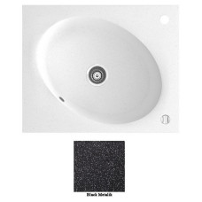 Мойка гранитная Marmorin Tono black metalic 430103012 (62,3x50x20,5)