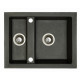 Мойка гранитная Marmorin Cire black 375503002 (63x50x19.5)