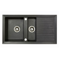 Мийка гранітна Marmorin Cire black 375513002 (94x50x19.5)