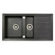 Мойка гранитная Marmorin Cire black 375513002 (94x50x19.5)