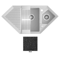 Мийка гранітна Marmorin Cire black 375613002 (100x50x20)