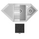 Мойка гранитная Marmorin Cire black 375613002 (100x50x20)