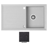 Мойка гранитная Marmorin Cire black metalic 375113012 (86x50x19.5)