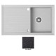 Мойка гранитная Marmorin Cire black metalic 375113012 (86x50x19.5)