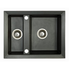 Мойка гранитная Marmorin Cire black metalic 375503012 (63x50x19.5)