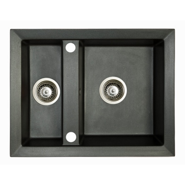 Мойка гранитная Marmorin Cire black metalic 375503012 (63x50x19.5)