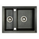 Мойка гранитная Marmorin Cire black metalic 375503012 (63x50x19.5)