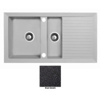 Мийка гранітна Marmorin Cire black metalic 375513012 (94x50x19.5)