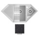 Мойка гранитная Marmorin Cire black metalic 375613012 (100x50x20)