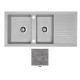 Мойка гранитная Marmorin Cire grey 375213003 (100x50x19.5)