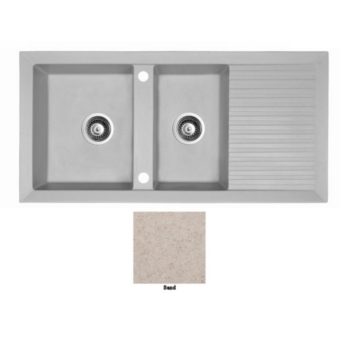 Мойка гранитная Marmorin Cire sand 375213007 (100x50x19.5)